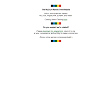 Tablet Screenshot of mccluretree.com